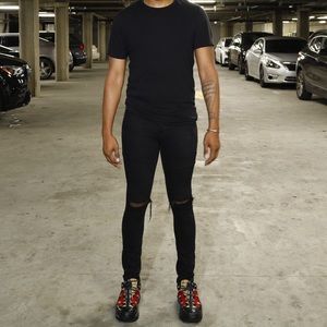 MENS BLACK JEANS ( PACSUN )